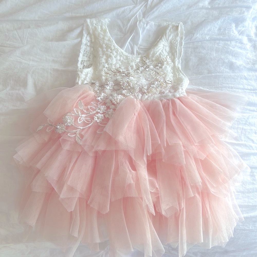 Adorable special Occasion Lace & Tulle Dress